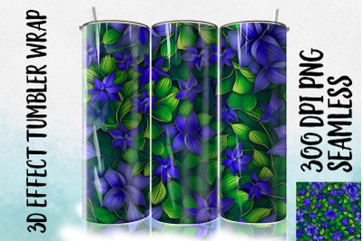 3D Bluebell Tumbler Wrap 1