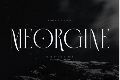 Meorgine Typeface