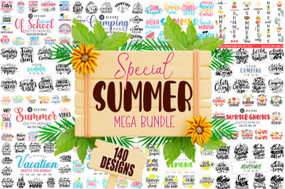 Summer Mega Bundle | Summer Big Bundle SVG Cut File