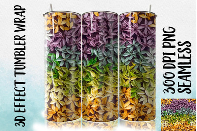 3D Tea leaf Tumbler Wrap 1