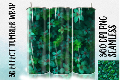 3D Mint leaf Tumbler Wrap 1