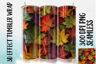 3D Maple leaf Tumbler Sublimation 1