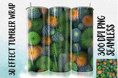 3D Fir needle Tumbler Wrap 1