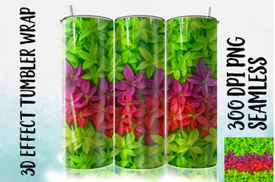 3D Basil leaf Tumbler Wrap 1