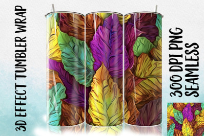 3D Tobacco leaf Tumbler Wrap 2