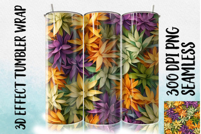 3D Tea leaf Tumbler Wrap 2