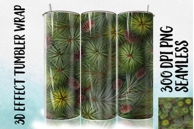 3D Pine needle Tumbler Wrap 2