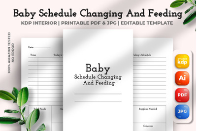 Baby Schedule Changing And Feeding Kdp Interior