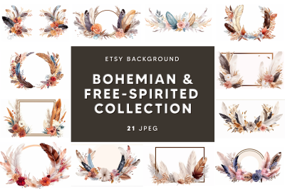 Etsy Background Bohemian and Free-spirited Collection