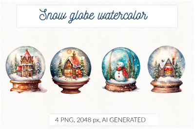 Snow globe Christmas toy vintage PNG