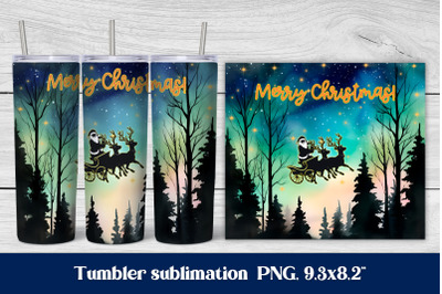 Christmas tumbler wrap | Tumbler sublimation Christmas