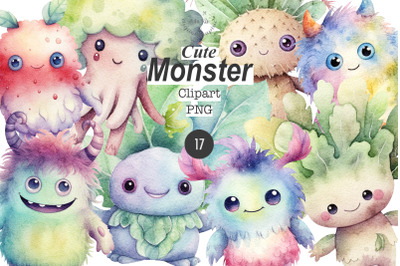 Cute Monsters clipart png