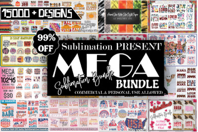 Mega Sublimation Bundle/15000+Design File