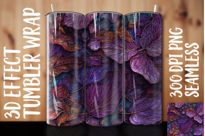 3D Violet Tumbler Wrap 2