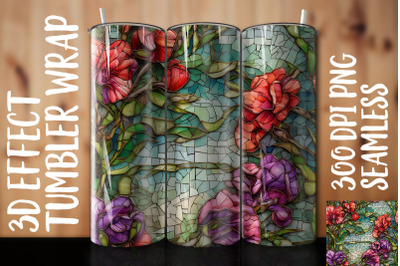 3D Sweet Pea Tumbler Wrap 2