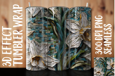 3D Narcissus Tumbler Wrap 2