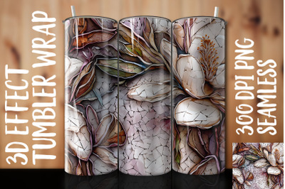 3D Magnolia Tumbler Wrap 2