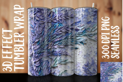 3D Lavender Tumbler Wrap 2