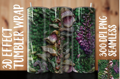 3D Foxglove Tumbler Wrap 2