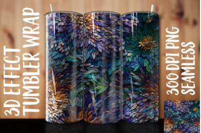 3D Aster Tumbler Wrap 2