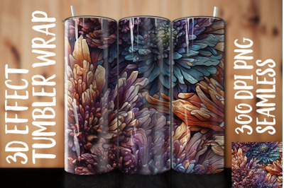 3D Aster Tumbler Wrap 3