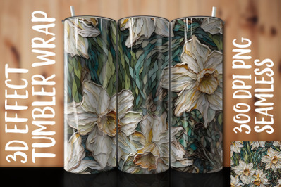 3D Narcissus Tumbler Wrap 3