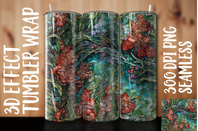 3D Snapdragon Tumbler Wrap 3