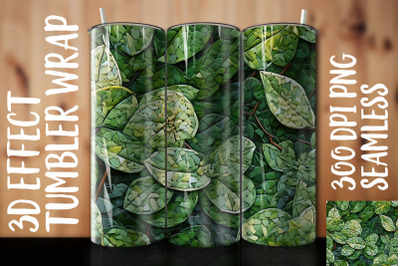 3D Green Hoya Tumbler Wrap