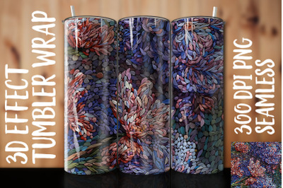 3D Hyacinth Tumbler Wrap