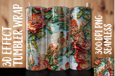 3D Snapdragon Tumbler Wrap