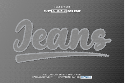 Yarn Style Vector Text Effect Editable