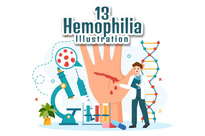 13 Hemophilia Disease Illustration