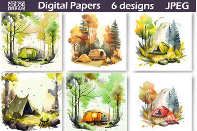 Camping Illustration | Camping Graphics&nbsp;
