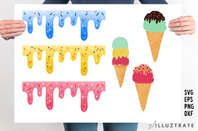 Summer Ice Cream SPNG | Ice Cream Sublimation PNG