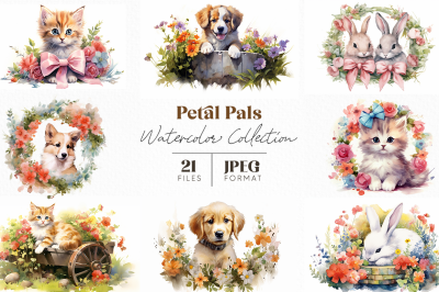Petal Pals Watercolor Collection