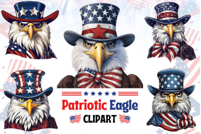 Patriotic American Eagle Clipart