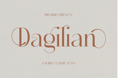 Dagilian Typeface