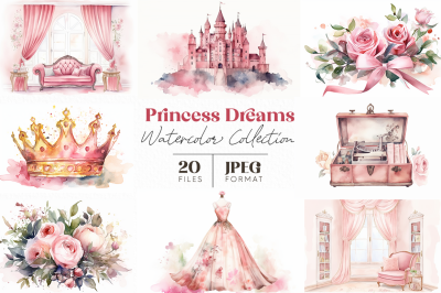 Princess Dreams Watercolor Collection