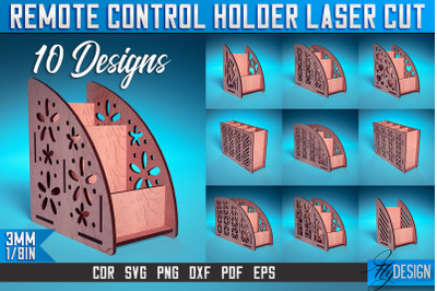 Remote Control Holder Laser Cut SVG | Home Design Laser Cut SVG Design