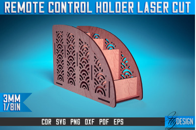 Remote Control Holder Laser Cut SVG | Home Design Laser Cut SVG Design