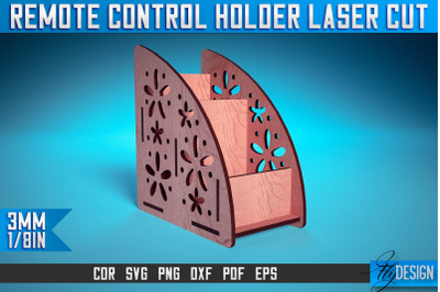 Remote Control Holder Laser Cut SVG | Home Design Laser Cut SVG Design