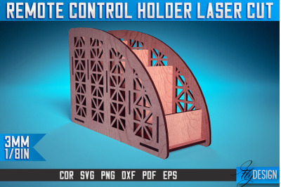 Remote Control Holder Laser Cut SVG | Home Design Laser Cut SVG Design