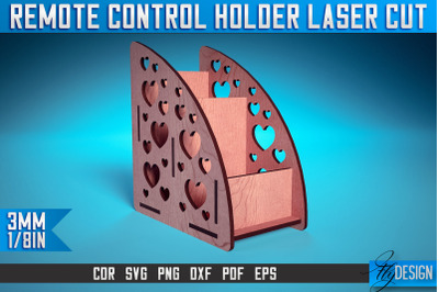 Remote Control Holder Laser Cut SVG | Home Design Laser Cut SVG Design