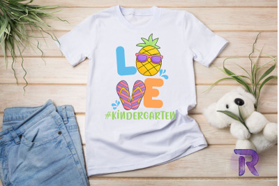 LOVE Kindergarten Summer Pineapple