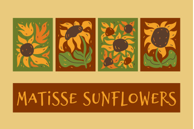 Matisse Sunflowers