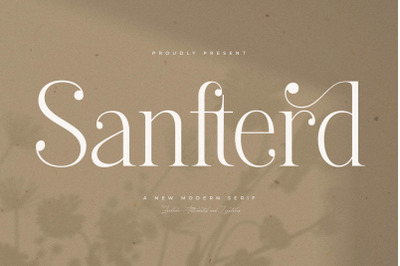 Sanfterd Typeface