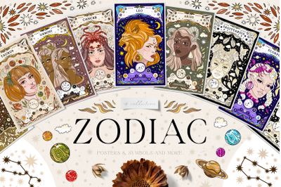 Zodiac Collection- Astrolog/Sun/Moon