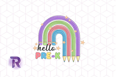 Hello Pre-K Pencil Rainbow