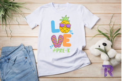 LOVE Pre-K Summer Pineapple