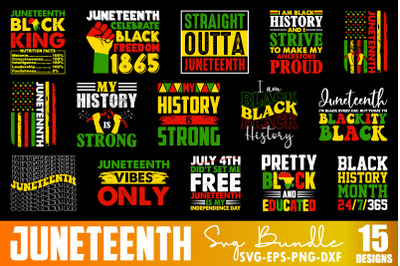 Juneteenth SVG Bundle, Freedom Juneteenth, Black Power svg, Black Life